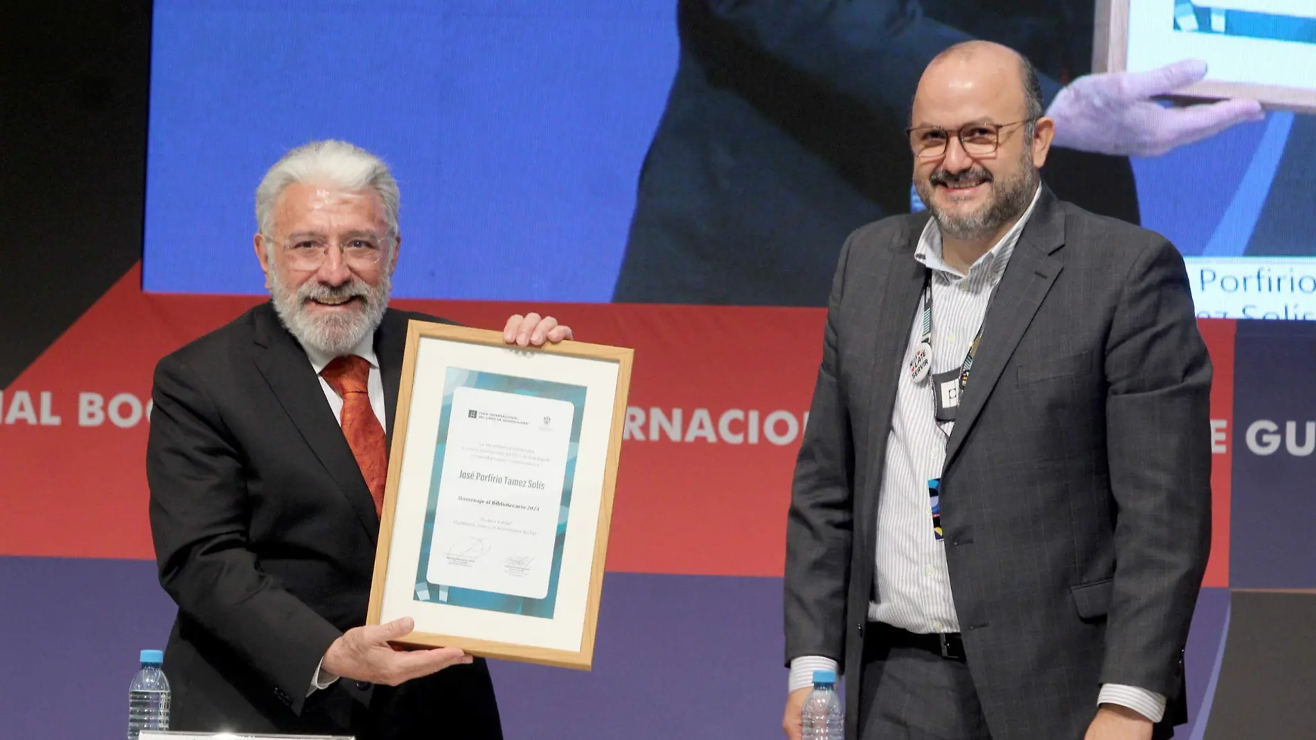 Reconocen a José Porfirio Tamez Solís en la FIL Guadalajara 2023